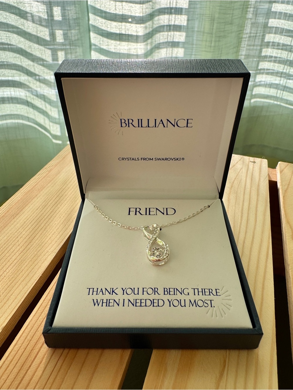 Swarovski Crystal Fine Silver Plated Necklace